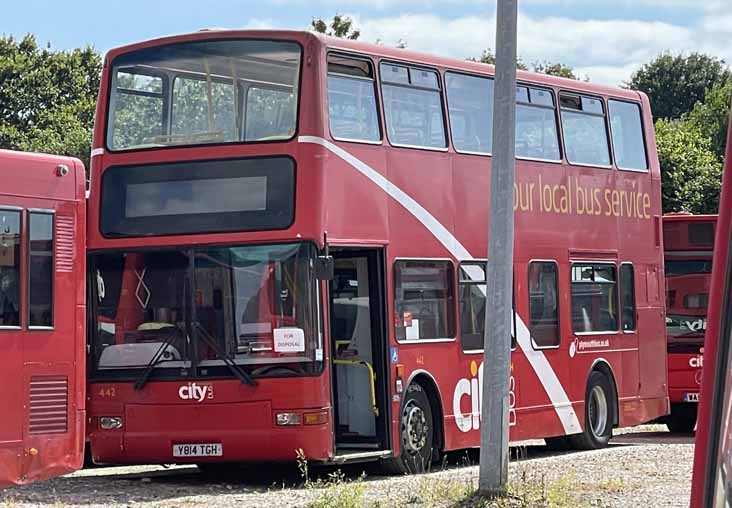 Plymouth Citybus Volvo B7TL Plaxton President 442